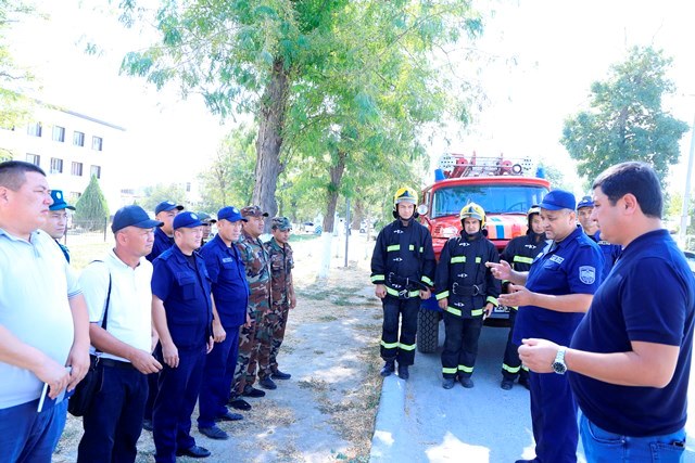 PAXTAKORDA “YONG‘IN XAVFSIZLIGI OYLIGI” DOIRASIDA “DOLZARB 30 KUN” TADBIRI O‘TKAZILMOQDA